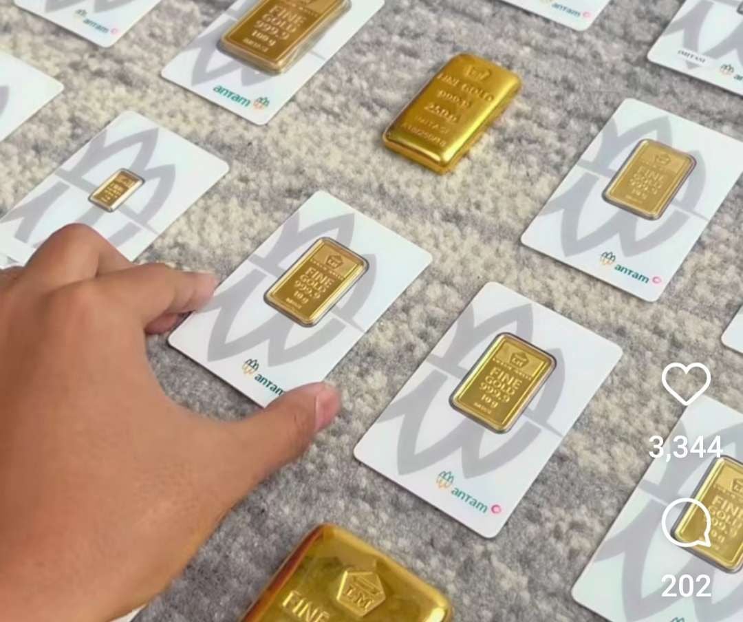 Harga Emas Antam Ikut Naik, Dampak Konflik Global dan Dolar Melemah