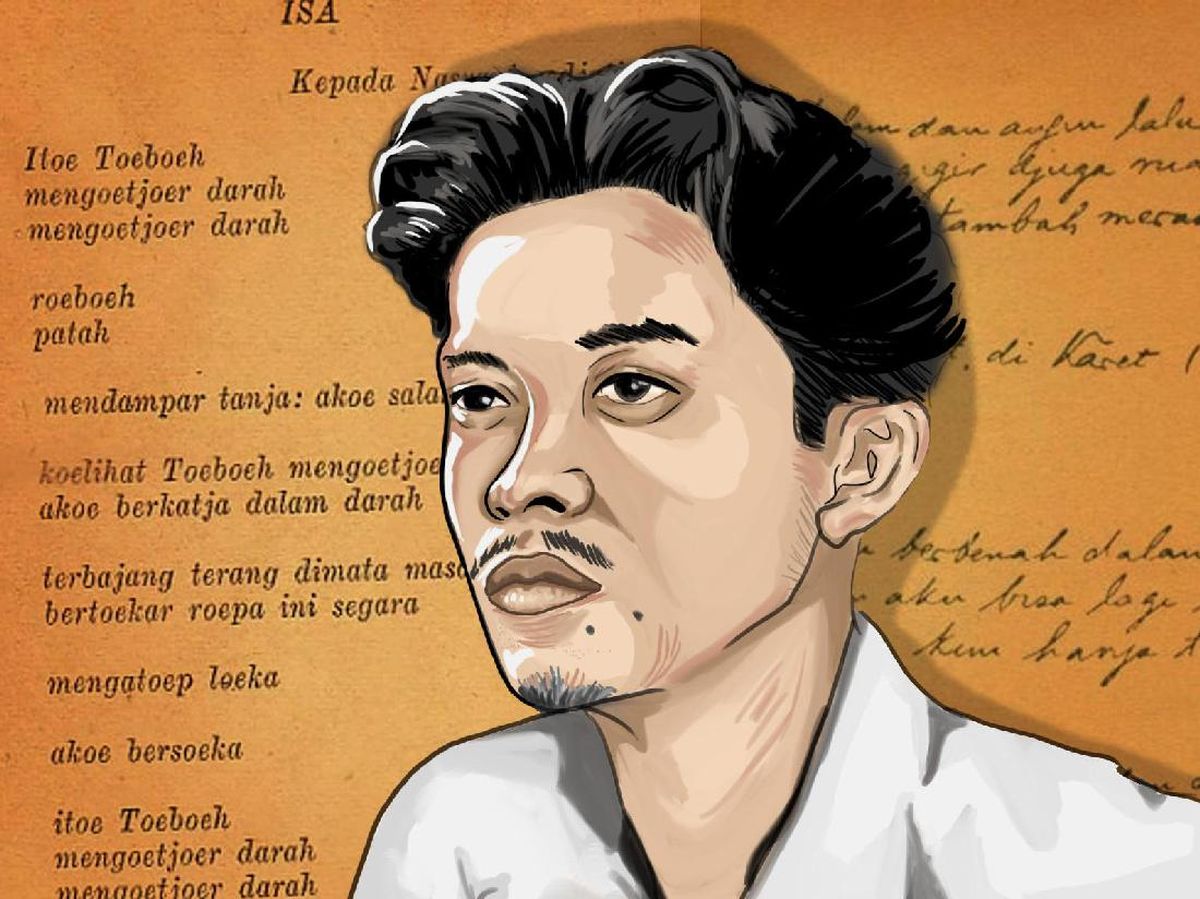 7 Puisi Ikonik Chairil Anwar yang Menggetarkan Hati