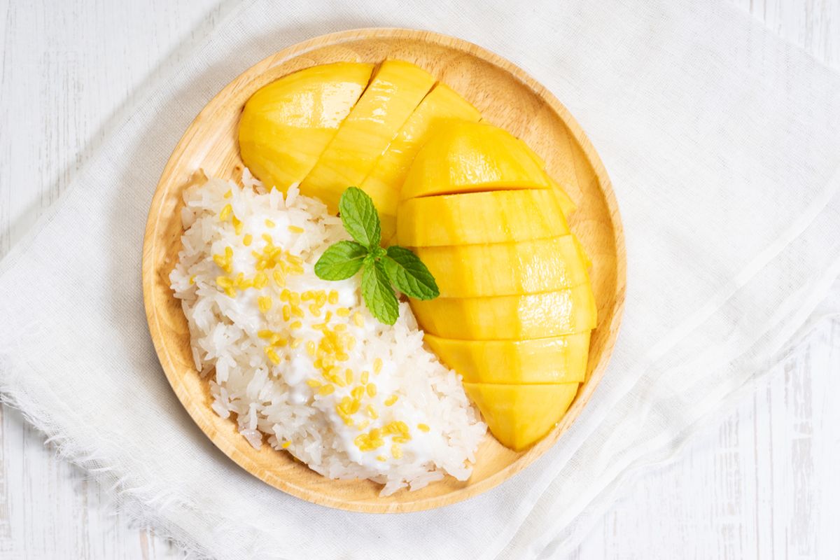 Resep Mango Sticky Rice Thailand, Hanya  Butuh 4 Bahan