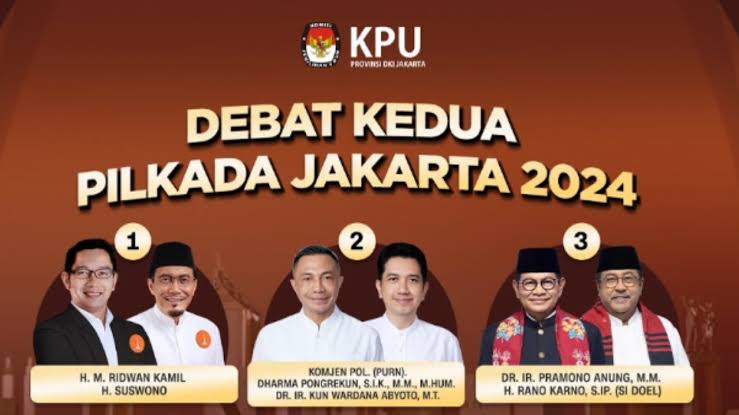 Debat Kedua Pilkada Jakarta Ragam Gagasan Dari 3 Paslon