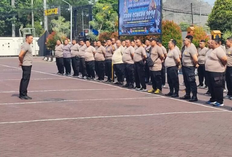 Polisi di Trenggalek Ikuti Program Penurunan Berat Badan untuk Tingkatkan Kesehatan